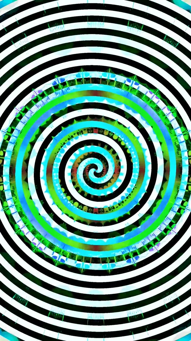 霓虹隧道催眠螺旋漩渦 9:16 Reels 60fps 螢幕保護程式 VJ Loop