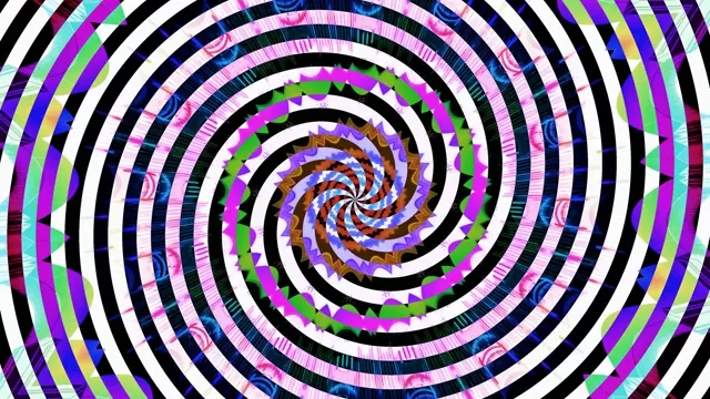 Hypnotic Spiral Screensaver 4K UHD 60fps VJ Loop