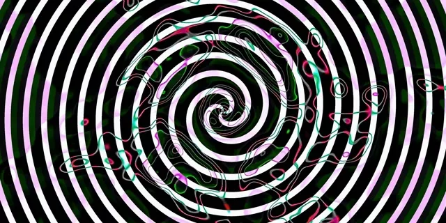 Túnel de Neón Vórtice Espiral Hipnótico VJLoops 2:1 Univisium 60fps Salvapantallas