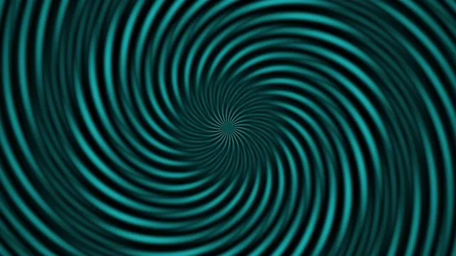 Hypnotic Turquoise Spiral Tunnel Motion Background