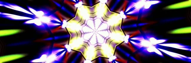 Kaleidoscope Light Psychedelic | Tripwide 60fps VJ Screensaver