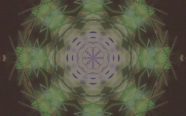 Tunnel ya Neon Mandala Vortex VJLoops 16:10 Macbook 60fps Hifadhi Skrini