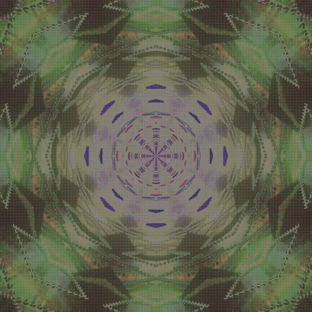 Neontunnel Mandala Virvel VJ Loop 1:1 Square 60fps Skärmsläckare