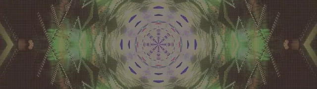Neon Tunel Kaleidoskop Mandala 32:9 Super Ultraširok 60fps Ohranjevalnik Zaslona VJLoops