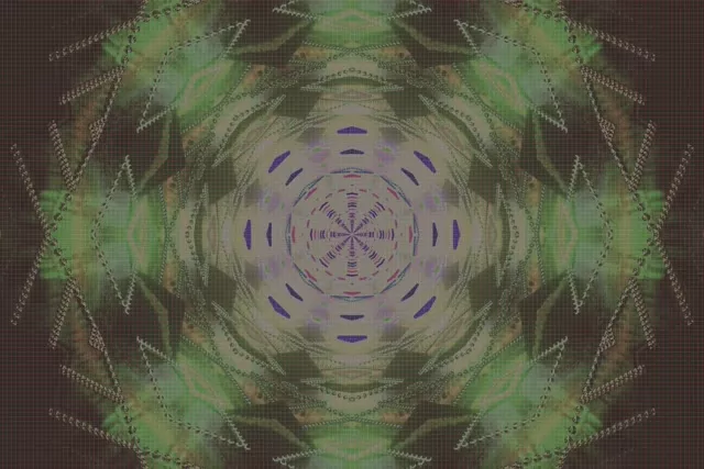 Mandala Twnnel Neon VJLoops 3:2 Surface 60fps Sgrin Arbedwr