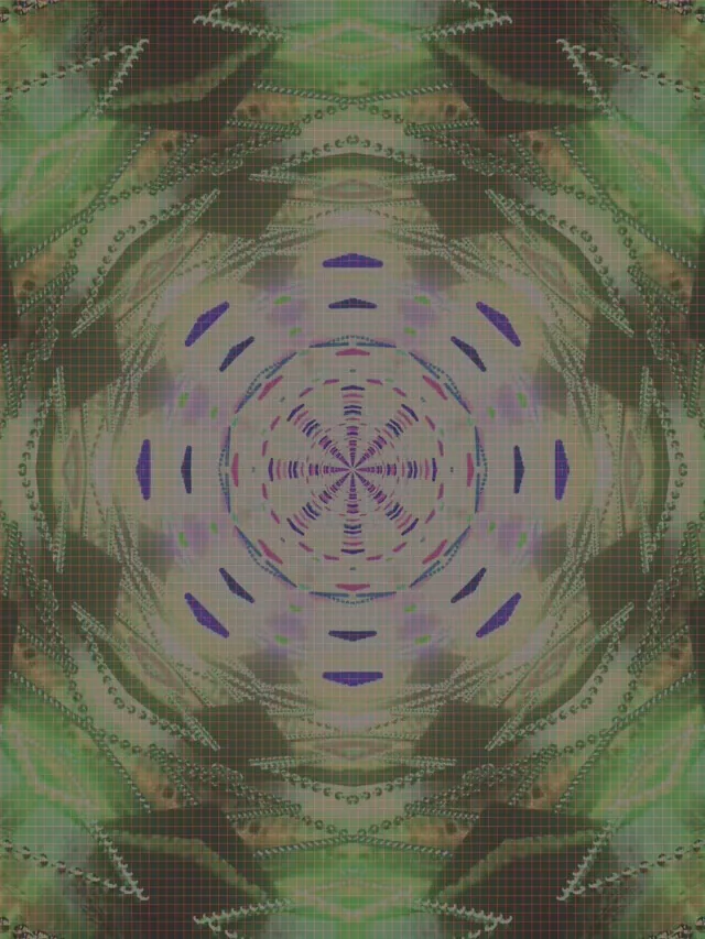 霓虹隧道曼陀羅漩渦 VJ Loop 3:4 iPad 直式 60fps 螢幕保護程式