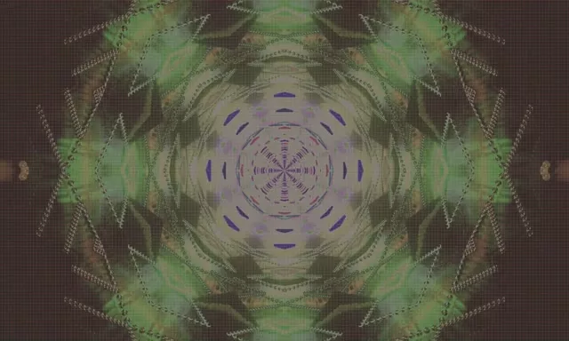 नीयॉन टनल मंडला वोर्टेक्स VJ Loop 5:3 वाइड 60fps स्क्रीनसेवर