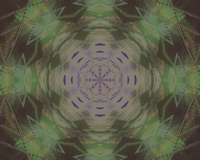 Neon Tunnel Kaleidoscope Mandala Vj Loop 5:4 industrial 60fps screensaver