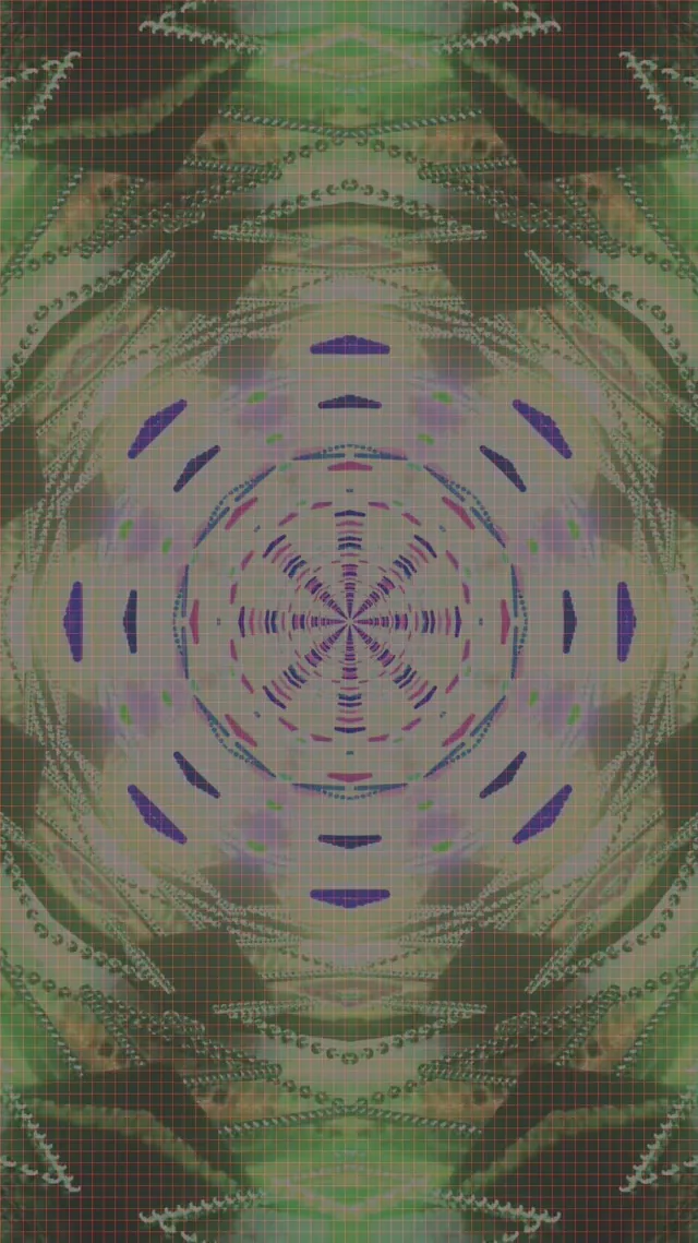 Neon Alagút Kaleidoszkóp Mandala VJLoops 9:16 Reels 60fps Képernyővédő