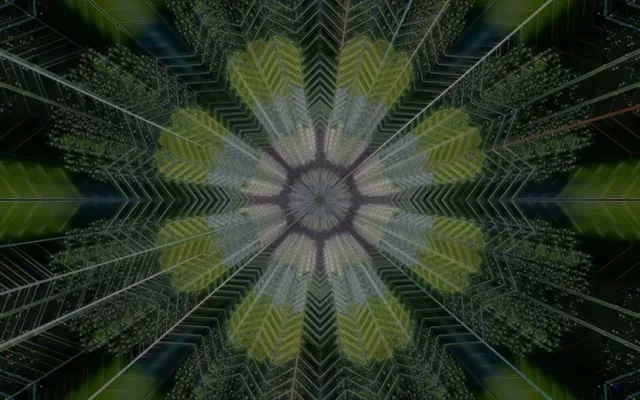 칼레이도스코프 네온 터널 VJLoops 16:10 MacBook 60fps 스크린세이버