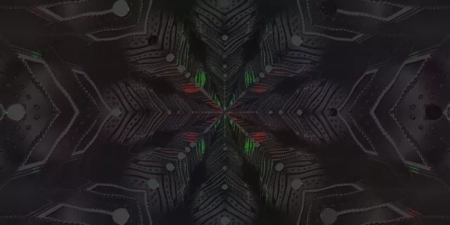 Kaleidoskop Neon Tunnel VJ Loop 2:1 Univisium 60fps Screensaver Motion
