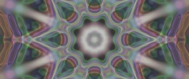 Kaleidoscope Neon Tunnel VJLoop 2.39:1 Cinemascope 60fps Screensaver