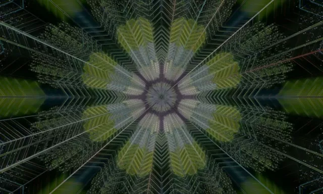 Kaleidoscope Neon Tunnel VJLoops 5:3 Wide 60fps Screensaver Motion