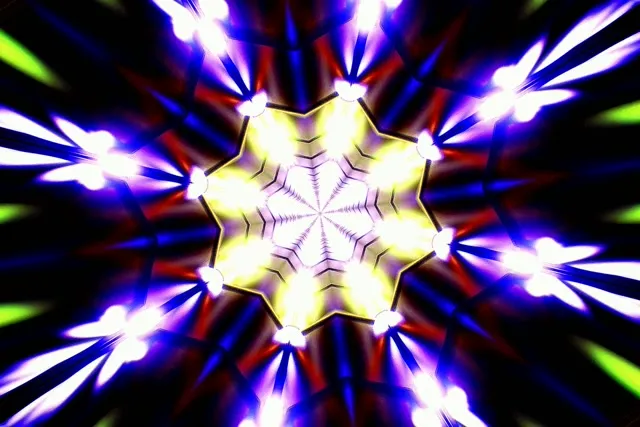 Kaleidoscope Psychedelic Burst | 3:2 60fps VJ Screensaver