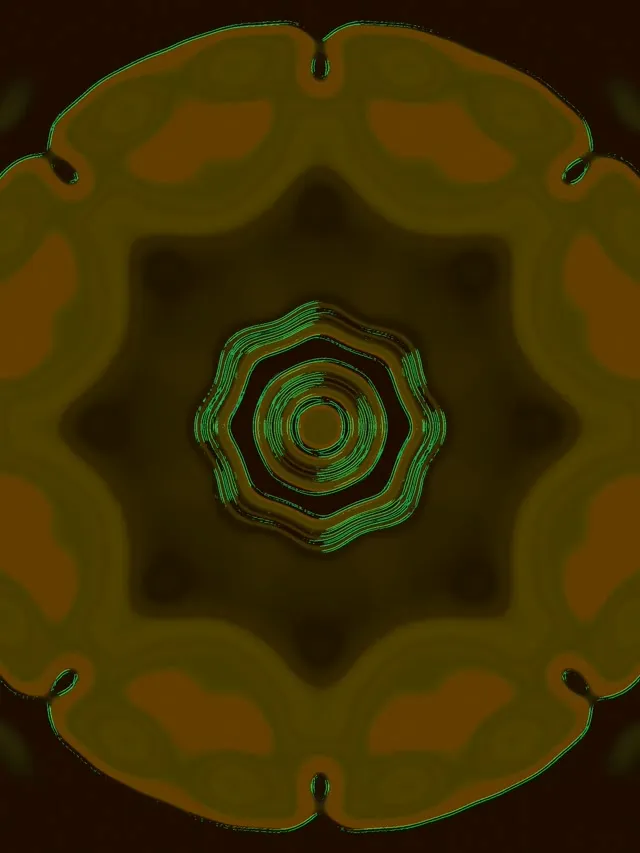 Kaleidoscope Spiral | 3:4 iPad Portrait 60fps VJ Loop Screensaver