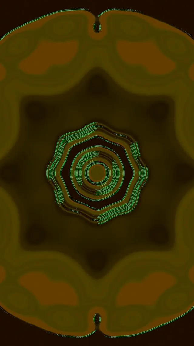 Kaleidoscope Spiral | 9:16 Reels 60fps VJ Loop Screensaver