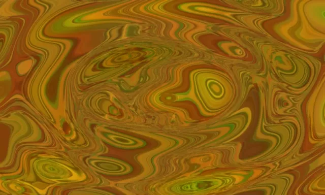 Liquid Gold Neon Tunnel VJ Loop 5:3 Wide 60fps Screensaver