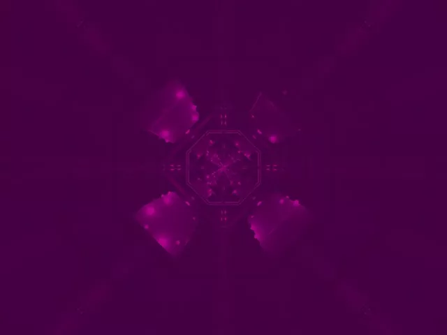 洋紅色霓虹隧道螢幕保護程式 4:3 經典 60fps VJLoops PC 筆電