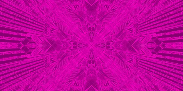 Magenta Caleidoscoop Uitbarsting Neon Tunnel VJ Loop 2:1 Univisium 60fps Schermbeveiliging