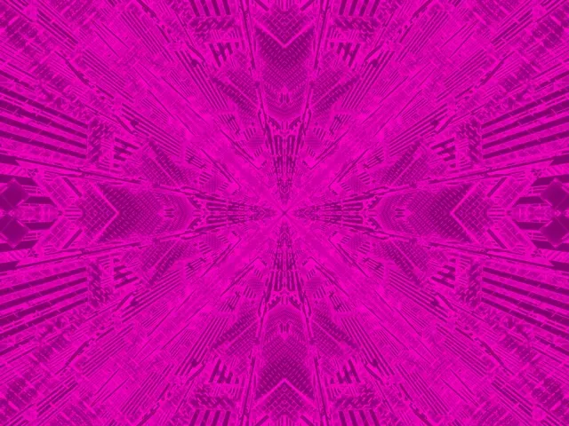 Magenta Kaleidoskop Prasak Neon Tunel Vj Loop 4:3 Klasični 60fps Screensaver