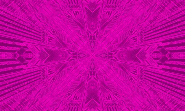 Neon Tunnel Magenta Kaleidoscope Burst VJ Loop 5:3 Wide 60fps Screensaver