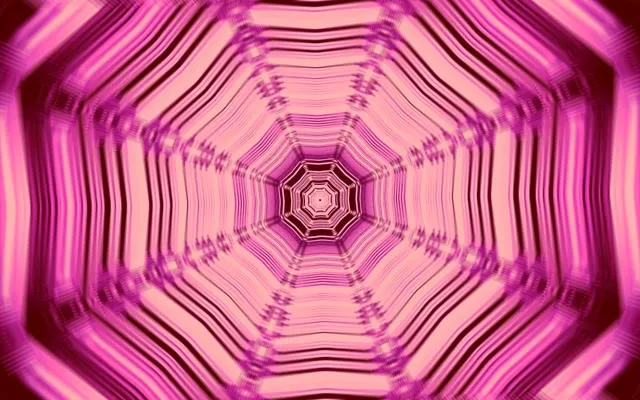 נתיב ניאון ורוד מתומן מערבולת VJ Loop 60fps 16:10 Macbook שומר מסך