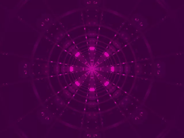 VJ Loop نفق نيون دوامة شبكة بنفسجية 4:3 كلاسيكي 60fps شاشة توقف