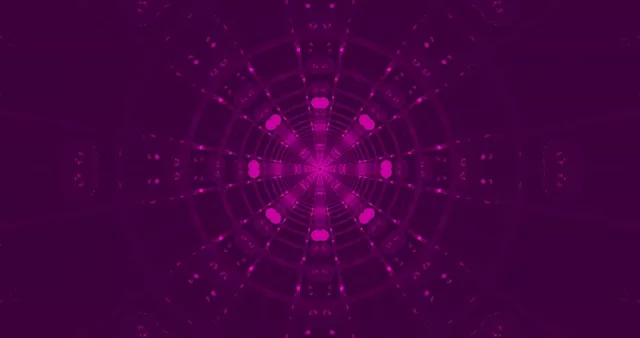 Magenta Spiral Tunnel Skjermsparer 4K UHD 60fps Live Bakgrunn