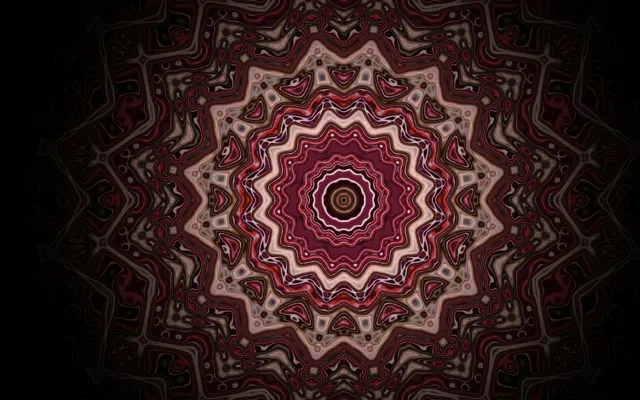 Neon Tunnel Fractal Mandala Vj Loop 16:10 Macbook 60fps Screensaver