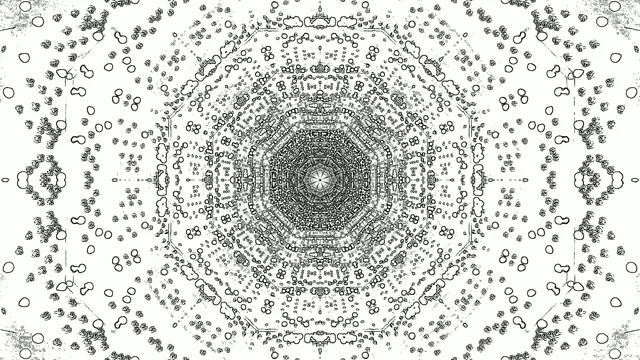 曼陀罗霓虹隧道屏保 PC 4K UHD 60fps 动态壁纸