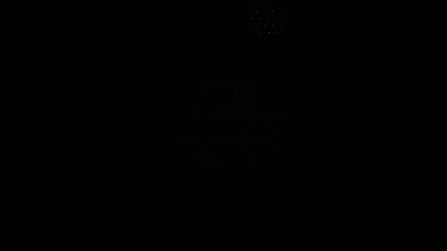 Minimal Black Background with Particle Effects