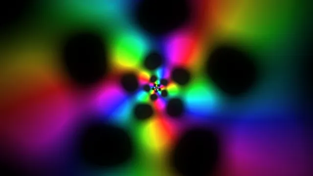 Neon Bokeh Light Particles Abstract 4K Motion