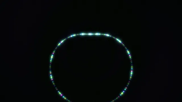 Neon Circle Loop - Colorful LED Lights Animation
