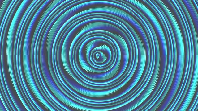 Neon Cyan Blue Spiral Vortex 4K Motion Background