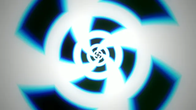 Neon cyan glitch spiral 4K ultra HD motion background loop