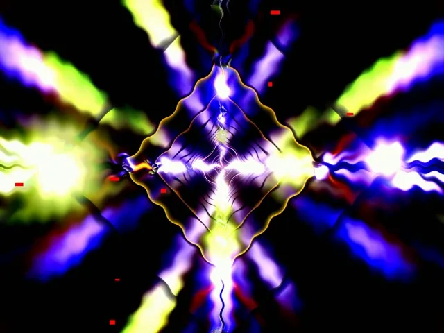 Neon Diamond Tunnel Colorful VJ 60fps Classic Screensaver