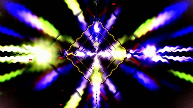 Neon Diamond Tunnel VJ Loop | 4K 60fps Screensaver | Colorful Light Effects