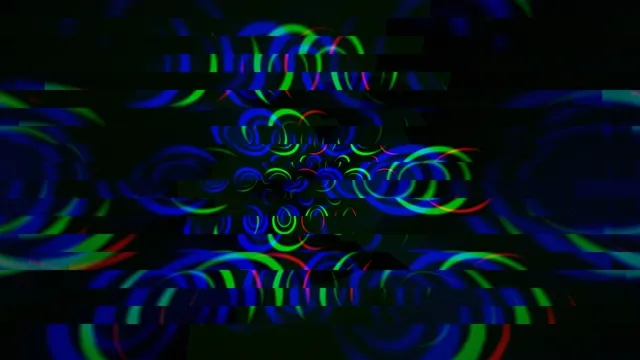 Neon Glitch Digital Abstract Motion Background