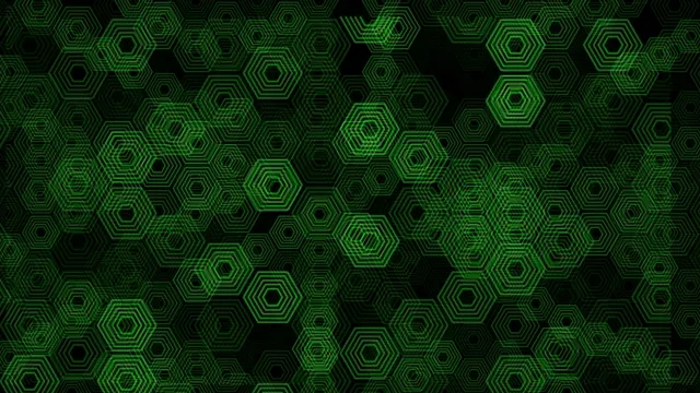 Neon Green Hexagon Pattern 4K Ultra HD Background