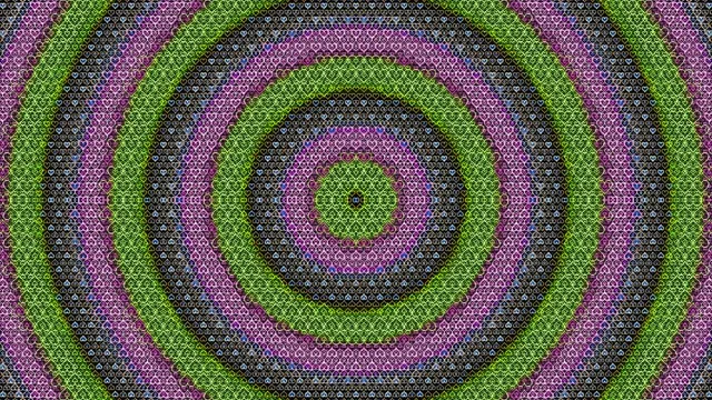 Neon Heart Pattern Animated Background 4K