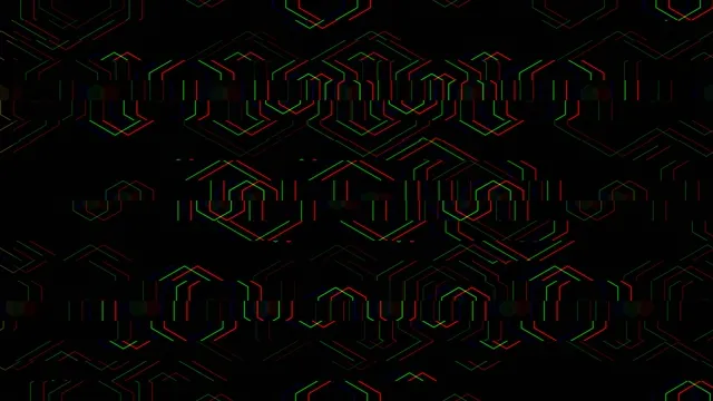 Neon Hexagon Grid 4K Animated Background
