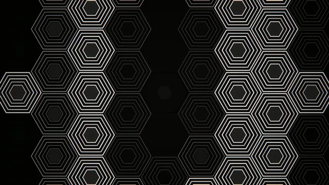 Neon Hexagon Pattern 4K Ultra HD Motion Background