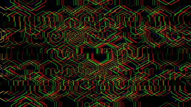 Neon isometric cityscape 4K UHD motion background loop