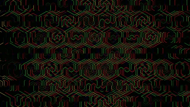 Neon Matrix Digital Cityscape 4K Loop