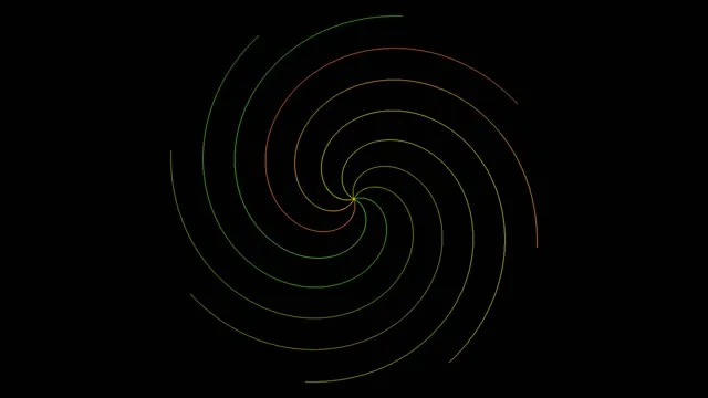 10 hours Neon Spiral 4K UHD 60fps Screensaver Windows 11 VJ Loop