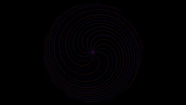 Neon Spiral Tunnel 4K Loop Animation