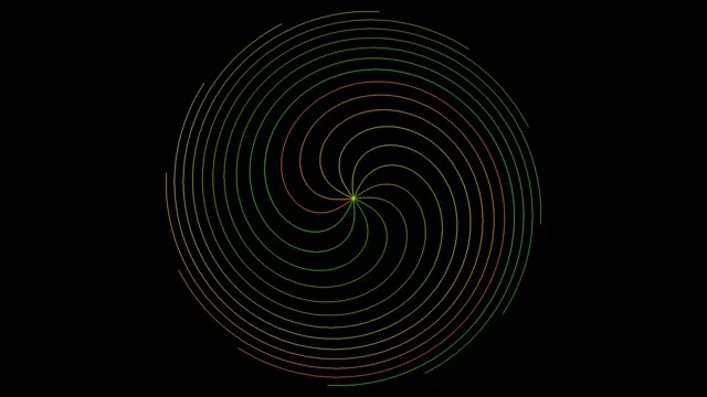 10 hours Neon Spiral Vortex 4K UHD 60fps Screensaver Windows 10