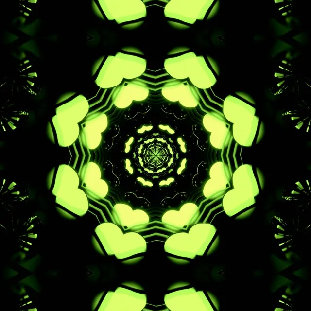 neon tunnel 1:1 square 60fps screensaver bright geometric vj loop