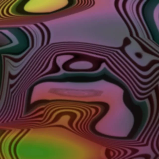 Neon tunnel 1:1 square 60fps screensaver motion background symmetrical vortex