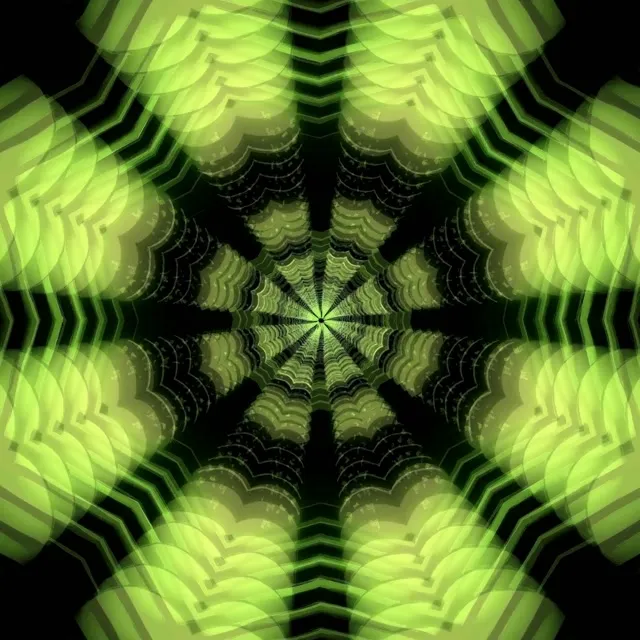 neon tunnel 1:1 square 60fps screensaver pulsating geometric vj loop